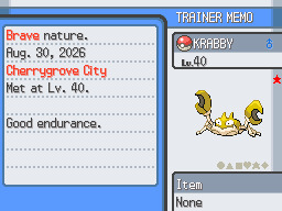 Phase 0 - Krabby (the River Crab Pokémon)