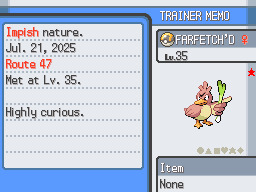 Phase 1 - Farfetch'd (the Wild Duck Pokémon)