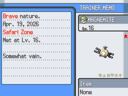 Phase 0 - Magnemite (the Magnet Pokémon)