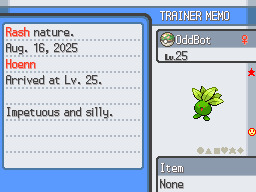Oddish (the Weed Pokémon)