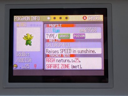 Shiny Oddish